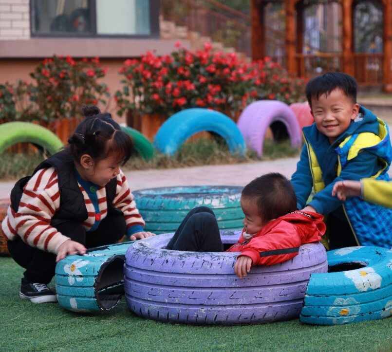     Children playing in playground